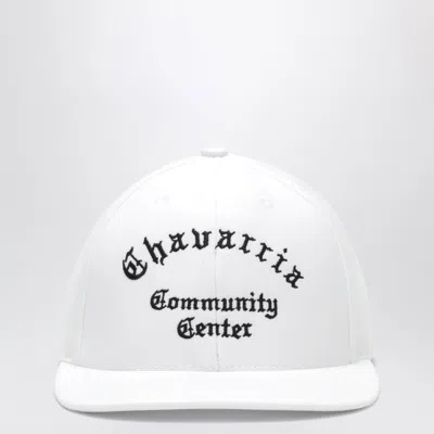 Willy Chavarria Black Polyester Community Center Cap In Metallic