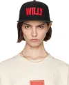 Willy Chavarria Black 'willy' Cap