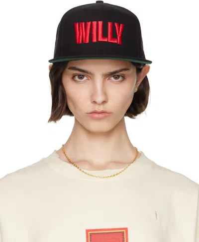 Willy Chavarria Black 'willy' Cap