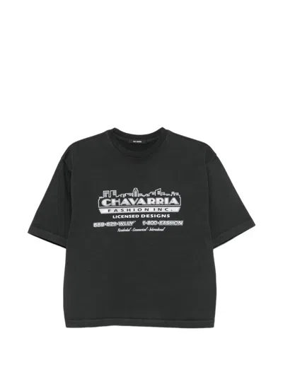 Willy Chavarria Brava Graphic-print T-shirt In Black