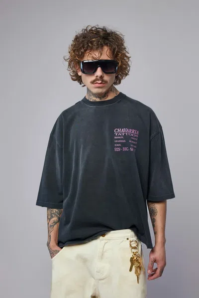 Willy Chavarria Buffalo Tee In Black