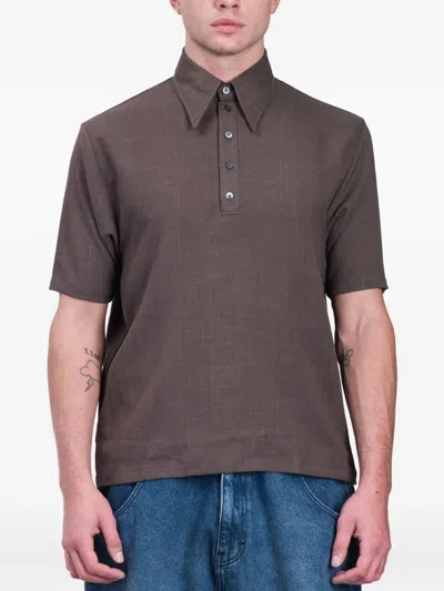 Willy Chavarria Button-fastening Polo Shirt