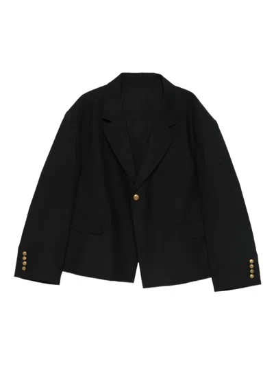 Willy Chavarria Button-up Jacket In Black