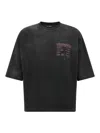 Willy Chavarria Tattoo Buffalo Graphic Crew Neck T Shirt In Black