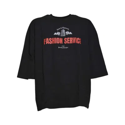 Willy Chavarria Casa De Chavarria Buffalo Tee In Black