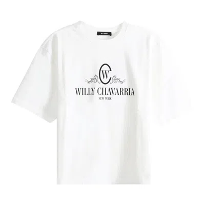 Pre-owned Willy Chavarria Chavantino Brava T-shirts 'masa' | Cream | Women's Size M