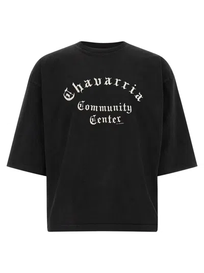Willy Chavarria Chavarria Community Center - Buffalo T-shirt In Black