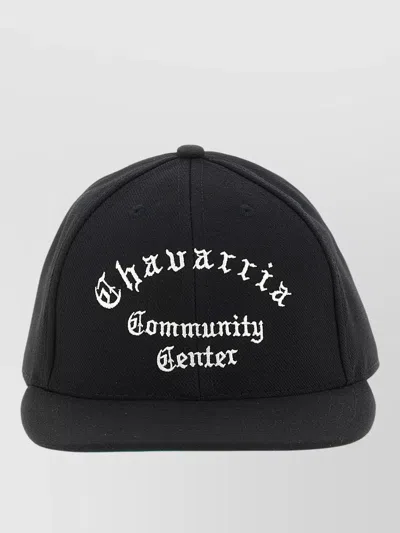 Willy Chavarria Chavarria Community Center Branded Logo Cap In Black
