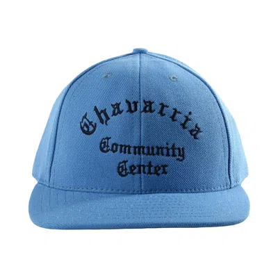 Pre-owned Willy Chavarria Chavarria Community Center Cap | Blue | Men's Size Onesize