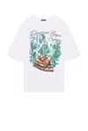Willy Chavarria Chavarria Prayer Services Northsider Tee In White