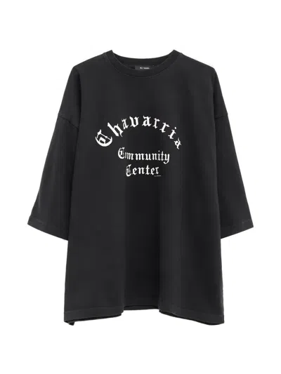 Willy Chavarria Chavarria Print T-shirt In Black