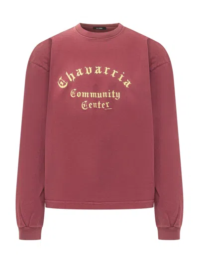 Willy Chavarria Community Center Tee In Pink