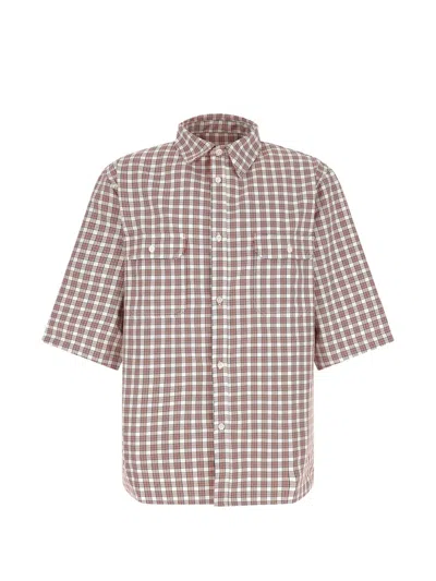 Willy Chavarria Corcoran Checked Shirt Button Down Collar In Multi