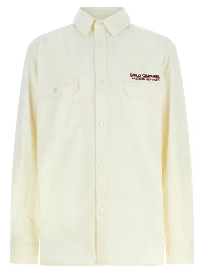 WILLY CHAVARRIA CORCORAN SHIRT AND BLOUSE BEIGE