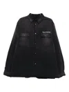 Willy Chavarria Corcoran Shirt In Black