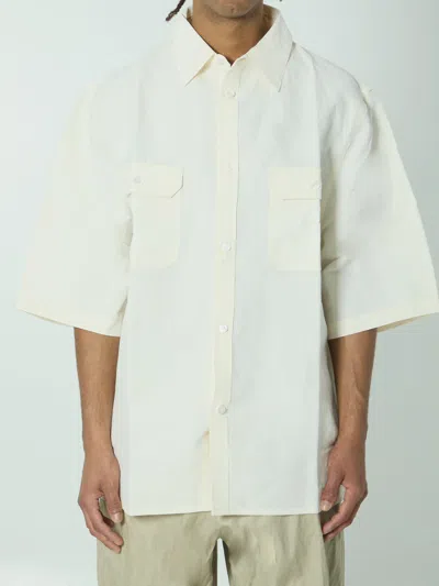 Willy Chavarria Corcoran Boxy Shirt In White