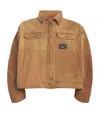 Willy Chavarria Cotton Canvas Stockton Jacket In Brown
