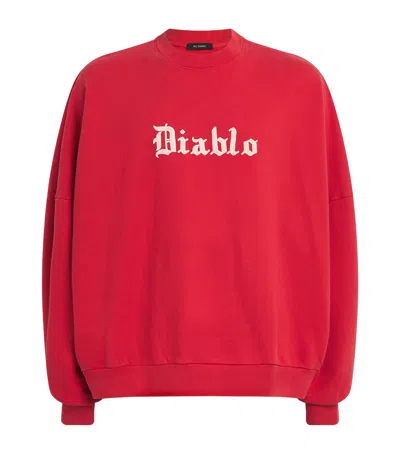 WILLY CHAVARRIA COTTON DIABLO HOOLIGAN SWEATSHIRT