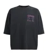 Willy Chavarria Tattoo Buffalo Graphic Crew Neck T Shirt In Black