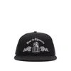 Willy Chavarria Black Polyester Casa De Chavarria Baseball Cap In Brown