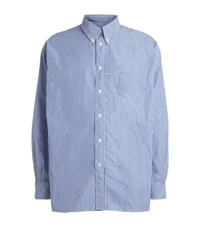 Willy Chavarria Cotton Veterano Shirt In Blue