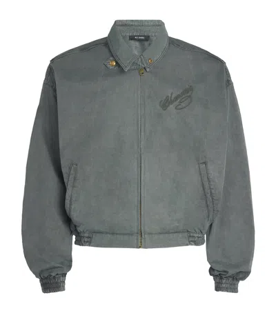 Willy Chavarria Cotton Wasko Jacket In Green