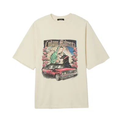Pre-owned Willy Chavarria Cuidame Madrecita Standard Tee 'masa' | Red | Men's Size L