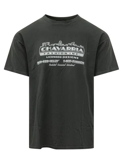 Willy Chavarria Design Easy Tee In Black