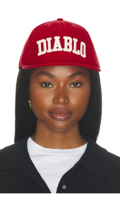 Willy Chavarria Diablo Cap In Willy Red