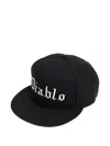 Willy Chavarria Diablo-embroidered Cap In Black