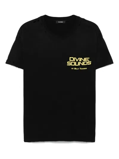 Willy Chavarria Divine Sounds T-shirt In Black