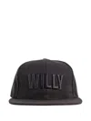 Willy Chavarria Embossed Logo Cap In Black