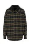 Willy Chavarria Ganadero Oversized Layered Checked Cotton-flannel And Jersey Hooded Overshirt In Multi