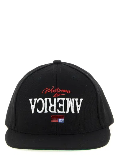 Willy Chavarria Embroidered Logo Baseball Cap In Black