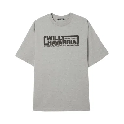 Pre-owned Willy Chavarria Eternal Fashion Creations Buffalo Tee 'heather Grey' | Men's Size S