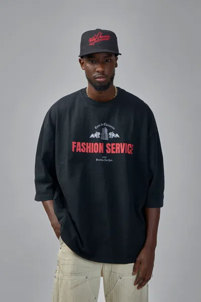 Willy Chavarria Fashion Service Tee In Black