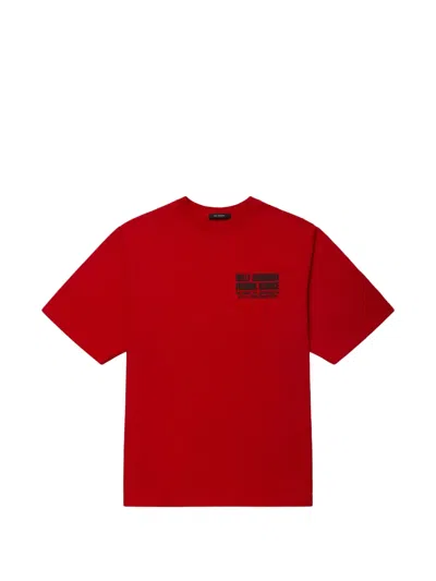 Willy Chavarria Fashion Services Short-sleeve T-shirt In Red