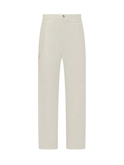 Willy Chavarria Front Closure Trousers With Pockets In White