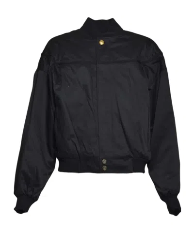 Willy Chavarria Gas Station Bomber Jacket In Black
