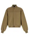 Willy Chavarria Gas Station Puffer Jackets Beige In Brown