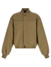 Willy Chavarria Gas Station Puffer Jackets Beige In Brown