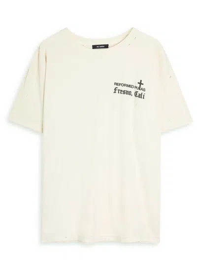 Willy Chavarria Graphic-appliquéd Cotton T-shirt In White