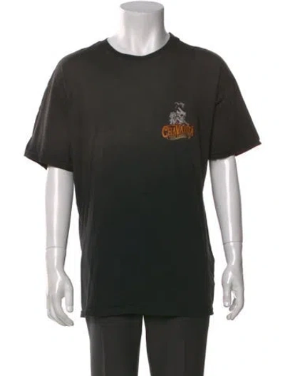 Pre-owned Willy Chavarria Graphic Print Crew Neck T-shirt W/ Tags In Black