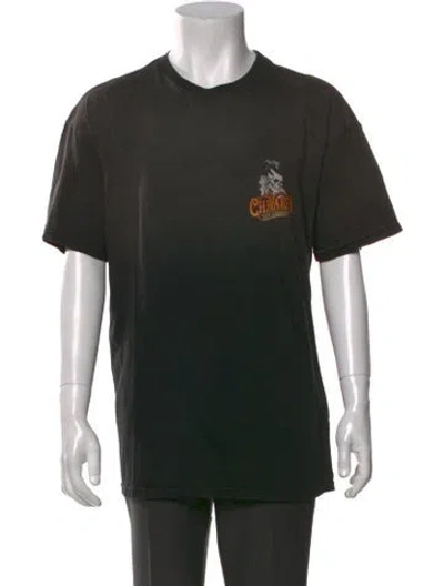 Pre-owned Willy Chavarria Graphic Print Crew Neck T-shirt W/ Tags In Black