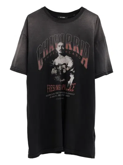 Willy Chavarria Graphic-print T-shirt In Black