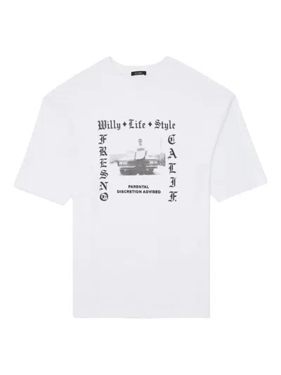 Willy Chavarria Graphic-print T-shirt In White