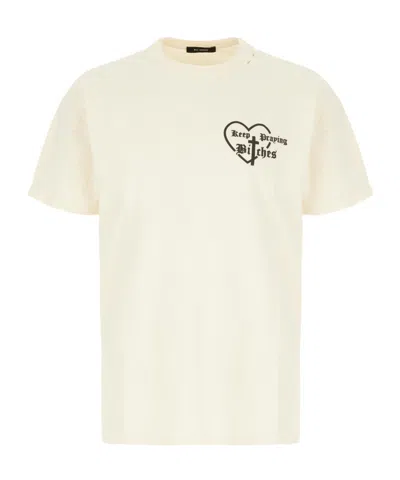 Willy Chavarria Graphic Print T-shirt In White