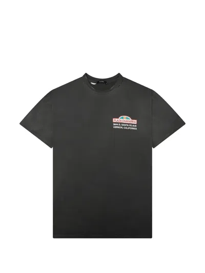 Willy Chavarria Graphic-print Distressed T-shirt In Black