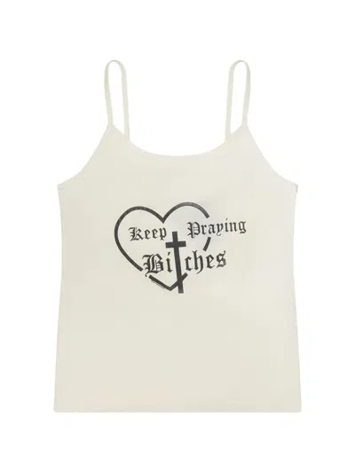 Willy Chavarria Graphic-print Tank Top In White