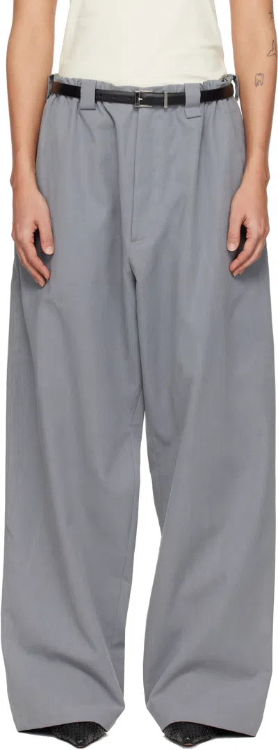 Willy Chavarria Gray Toluca Trousers